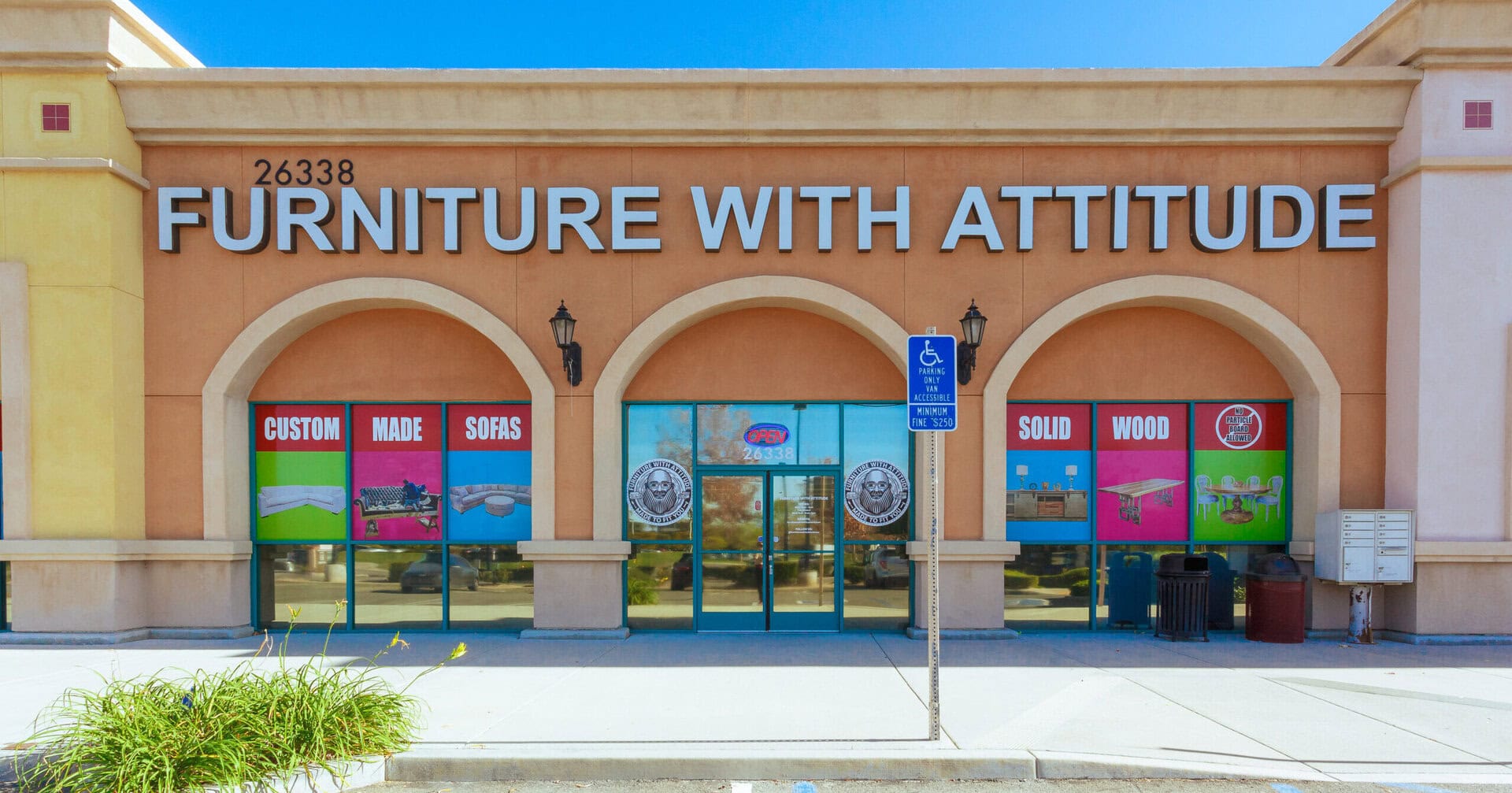 The Furniture With Attitude Storefront in Valencia, CA