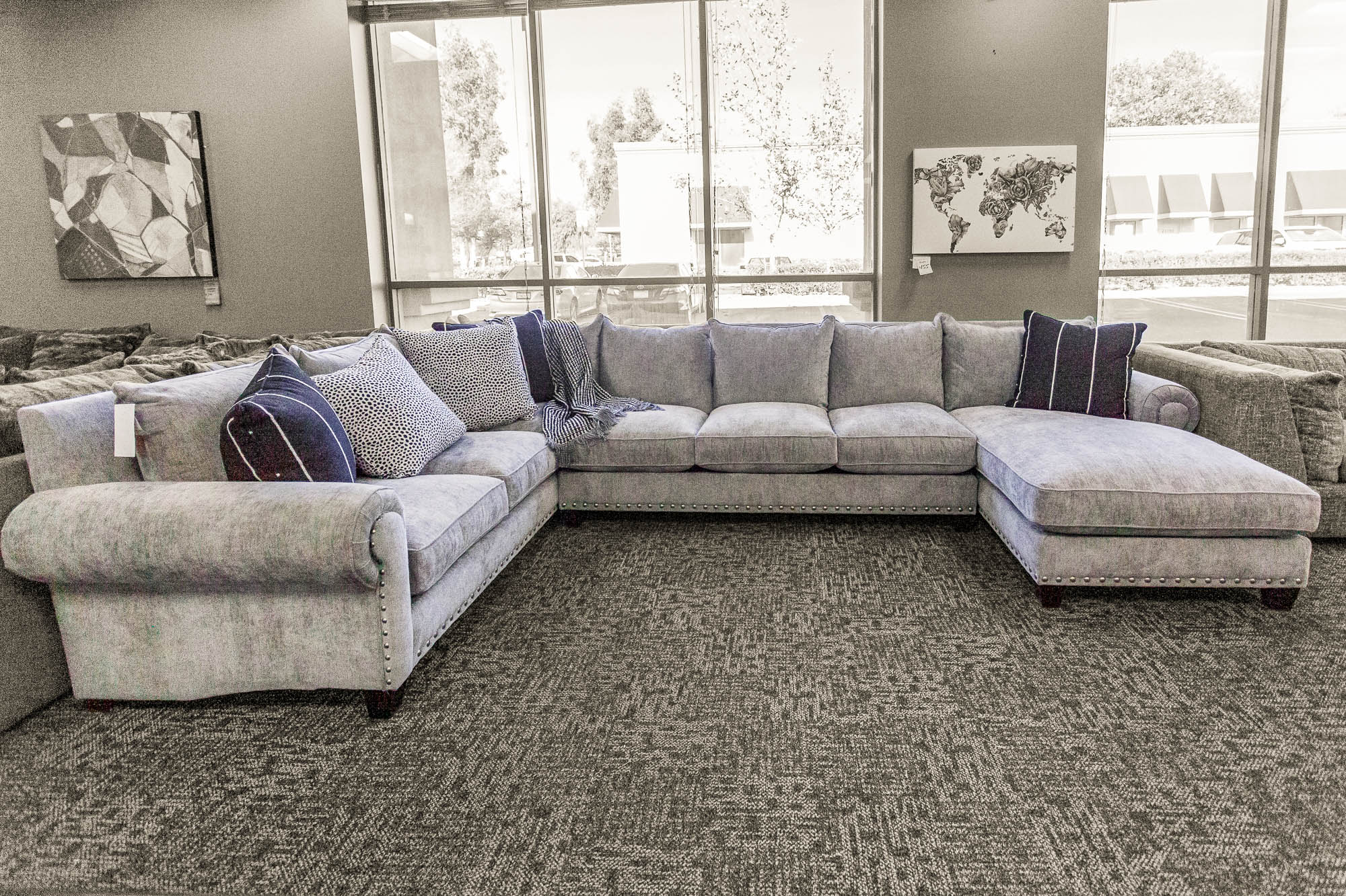 Grand Rolled Arm Sectional