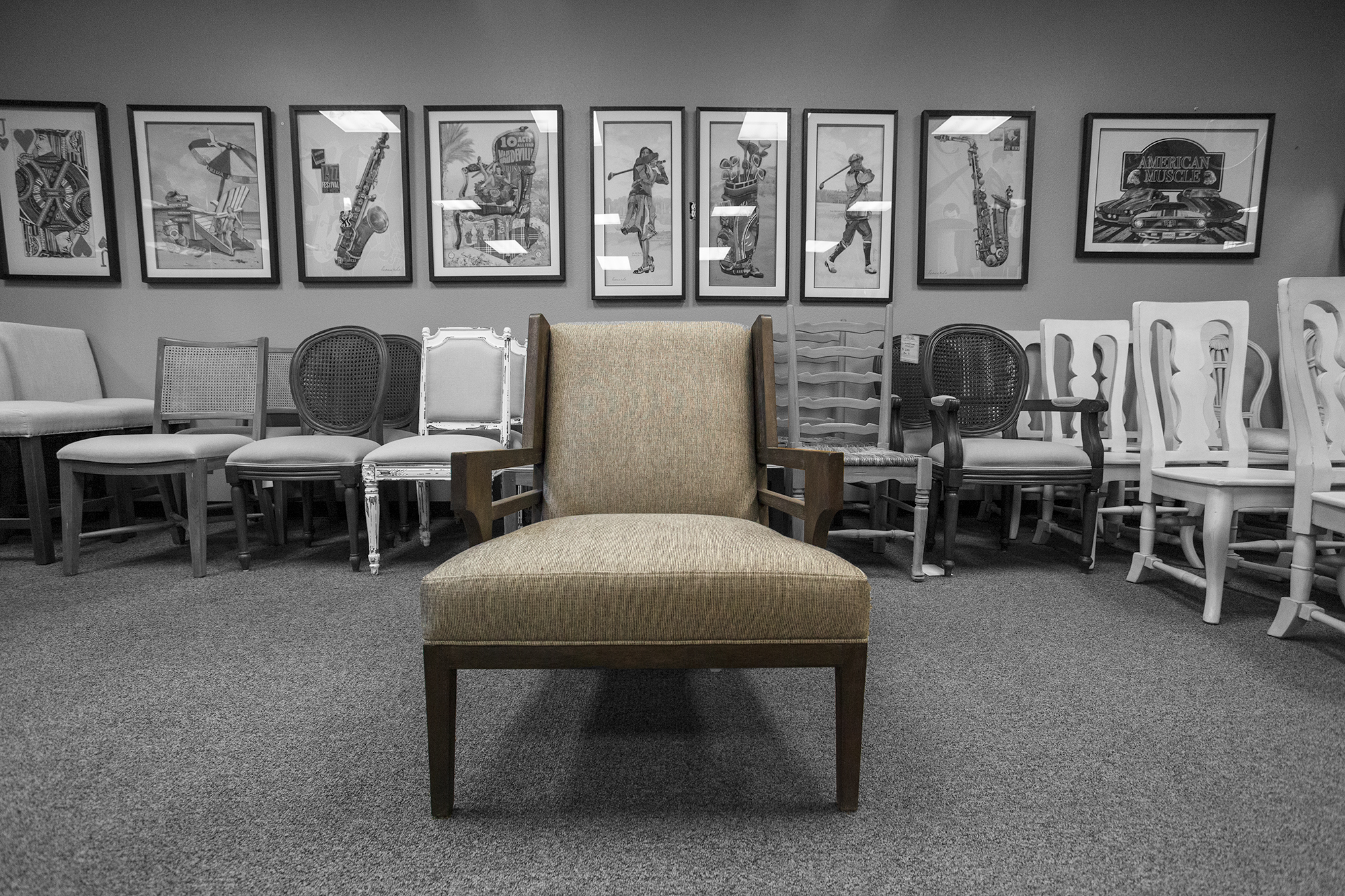 Mid-Century Lounge Chair “Carlson”